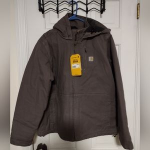 Full Swing Washed Duck Sherpa Lined Jacket